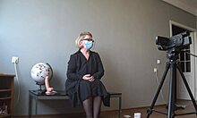 Mature Teacher Pawg Records Anal Vaginal Dildo Penetration Anatomy Lesson