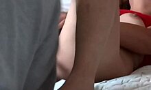 stepmom gets two massive cumshots on ass and hairy pussy after taboo sex