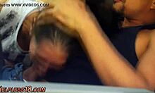 that hitchhiker teen couldn't resist giving a deep gagging fetish blowjob on the way