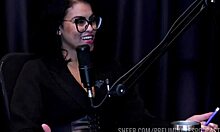 whoa, barbara sol's hottest foreplay teases with bia hot on podcast explode part 1 sheer red!