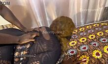 he sneaks in to pound my wet pussy doggystyle while brother's gone