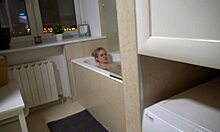 Stepdaughter sucks cock while bathing in bathroom tub