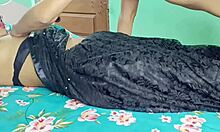 stepsis rides cock creaming wet pussy in indian village style