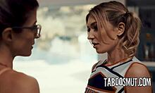 Cheerleader Marykate Moss reminds Cory Chase of young self in taboo threesome