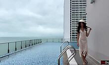 Gorgeous Blanca craves thick Russian cock on her vacation