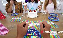 Virgin teen pussy aches subtly for stepdad's thick knob