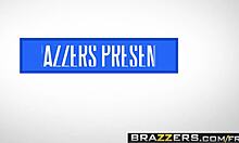 Anissa Kate kneels for tattooed tits suck and schoolgirl fuck with marc rose