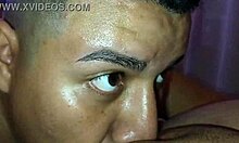 My Cuck Hubby Watches My Eyes While Cleaning Other Men's Creampie From My Wet Pussy