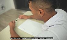 Teacher trades passing grade for hard classroom pussy pounding quickie