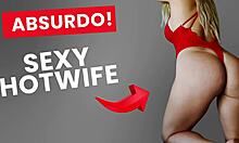 Esposa Larissa hotwife gets real brazilian wife cuckold pounding homemade