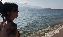 Teasing public fun on ilha bela trip with bent over doggystyle and ripped clothes