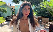 cum on her face at the cafe then watch her eat lunch 😏 cumwalk vibes!