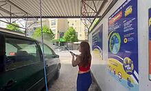 Damiana's Brazilian Adventure Flashing Ass in Europe Ep 1