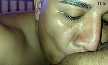 My Cuck Hubby Watches My Eyes While Cleaning Other Men's Creampie From My Wet Pussy