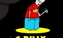 dixie lynn's pretty blonde body glistens under thick cum ropes from massive cock