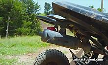 colombian beauty's fake tits bounce in amateur pounding frenzy