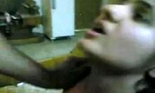 indian webcam couple's round ass tempts during blowjob cumshot