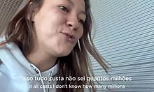 Damiana's Brazilian Adventure Flashing Ass in Europe Ep 1