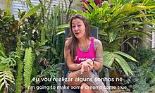 Damiana's Brazilian Adventure Flashing Ass in Europe Ep 1