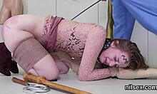 Slutty Teen Asshole Stretched Wide In Bizarre Asylum Deepthroat Therapy Session