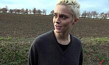 Desperate Czech Hottie Trades Wet Pussy Ride for Lift Home Deal