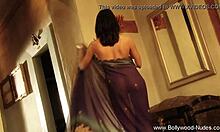 Exotic Brunette MILF Unveils Sensual STRIPTEASE RIPPING Clothes Slowly