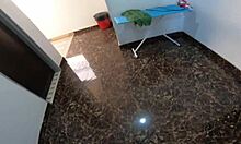 stepsis white booty squeezed tight after long time she strips comfy for rough fuck jhodez1