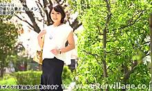 Japanese mature wife shiori maezono first shoot captured bending over for creampie doggystyle muff diving