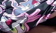 roommate mother-in-law sneaks call video sex handjob cumshot facial with friend's wet pussy while husband away