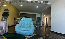 stepsis white booty squeezed tight after long time she strips comfy for rough fuck jhodez1