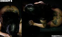 ten massive gloryhole cumshots drained nonstop on big cock