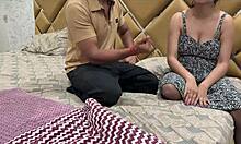 stepdad seduces skinny 18+ teen fucks her hairy pussy hard in wild threesome uncensored