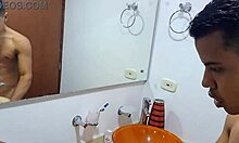 Curvy Mature Latina Enjoys Intimate Bedroom Moments with Young Stepson