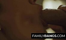 Stressed penny barber milf blackmails messy van wylde son-in-law for car fuck