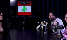 imagine the teasing interview turning into full lingerie humiliation with tattooed blonde latina in see through outfit