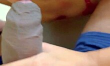 Wow hot blindfolded Indian 18-year-old beauty gives the best deepthroat blowjob on huge cock in romantic HD desi quickie!