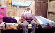 Anal with old math teacher for exam scholarship