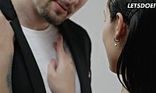 Kriss de Foxx fucks boyfriend sensually from morning to night