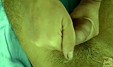 horny latina wife gives relaxing cock massage turning into hot handjob