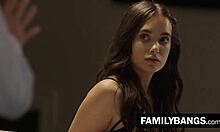 Nerdy Gia Paige Erupts Under Old Daddy's Urgent Thrusts