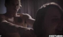 stepsiblings roughly pass chanel preston and evelyn claire around in taboo threesome lick fest