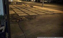 damn this hairy teen babe's first bdsm foot fuck looks intense... bound and pounded!