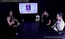 Tattooed Blonde Swingers Toy Up in Public Lingerie Casting Interview Part 3