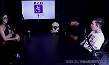 Tattooed Blonde Swingers Toy Up in Public Lingerie Casting Interview Part 3