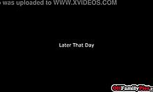 stepsister allie addison obsesses over blowjobs and chores now bent over