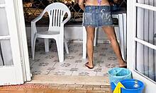 horny hotel maid fucks arriving italian guest hard