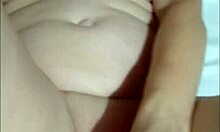 housewife builds to soaking orgasm in steamy amateur playtime