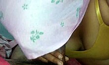 indian bhabhi sucks my big black cock deep for hot cumshot mouthful