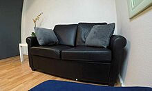 skinny teen mia taylor gags on cock during pov casting interview with deepthroat choking and pussy fucking