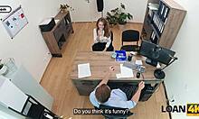 hey, this russian babe una fairy is fucking strangers right on the office desk, wild right?